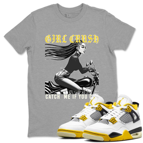 Girl Crash Unisex Crew Neck T-Shirt - Streetwear Brand Shirt To Match 4s Vivid Sulfur Jezsport.com