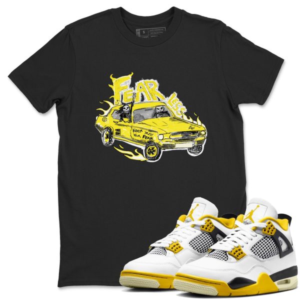 Fearless Car Unisex Crew Neck T-Shirt - Streetwear Brand Shirt To Match 4s Vivid Sulfur Jezsport.com