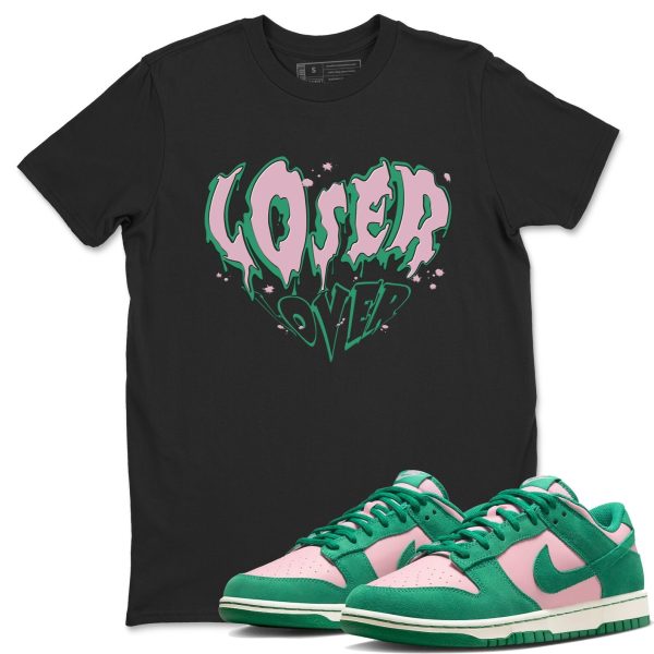 Melting Loser Lover Sneaker Tee - Casual Unisex Cotton Sneaker T-Shirt To Match Medium Soft Pink Malachite Jezsport.com