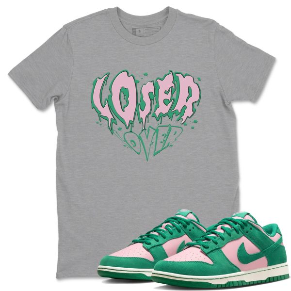 Melting Loser Lover Sneaker Tee - Casual Unisex Cotton Sneaker T-Shirt To Match Medium Soft Pink Malachite Jezsport.com