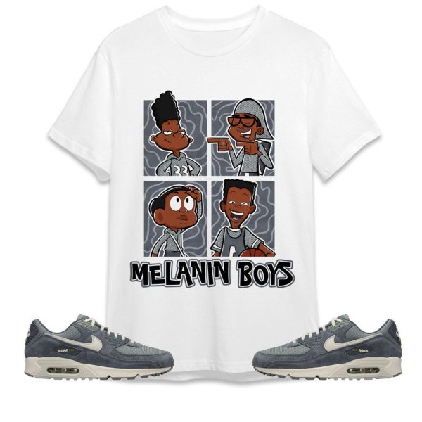 Air Max 90 Iron Grey Unisex Shirt, Black Boy 90s, Shirt To Match Sneaker Jezsport.com