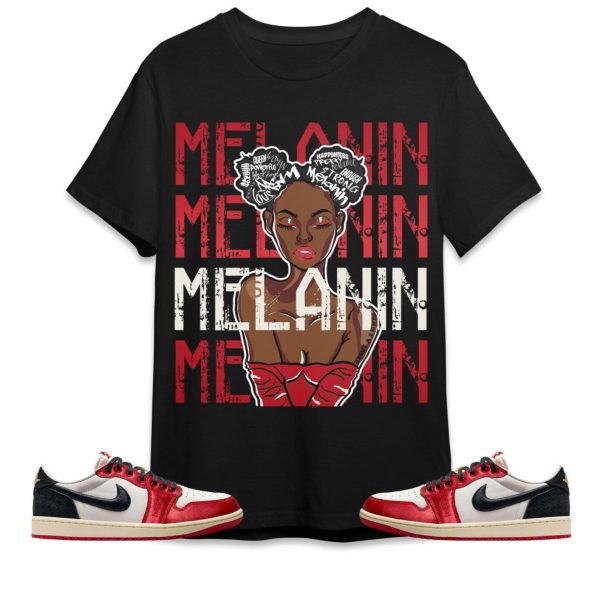 AJ 1 Low OG Trophy Room Unisex Shirt, Melanin Girl, Shirt To Match Sneaker Jezsport.com