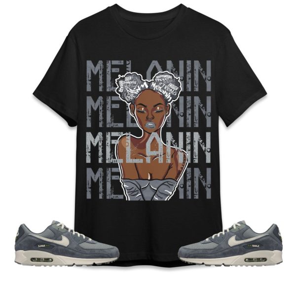 Air Max 90 Iron Grey Unisex Shirt, Melanin Girl, Shirt To Match Sneaker Jezsport.com