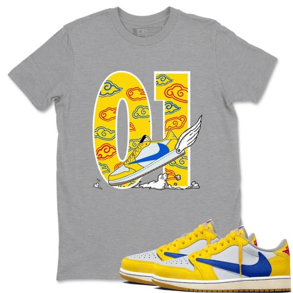 Fly To The Clouds - Sneaker Tees Shirts To Match Jordans 1s Travis Canary Jezsport.com