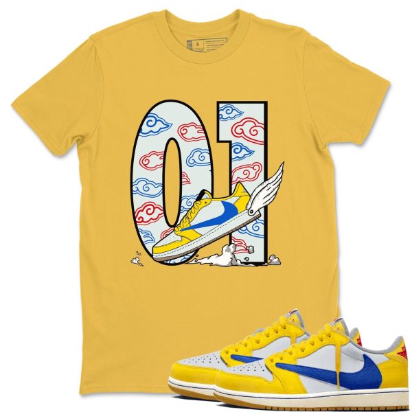 Fly To The Clouds - Sneaker Tees Shirts To Match Jordans 1s Canary Jezsport.com