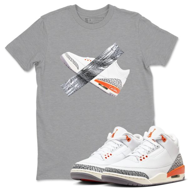 Duct Tape - Sneaker Tees Shirts To Match Jordans 3s Georgia Peach Jezsport.com