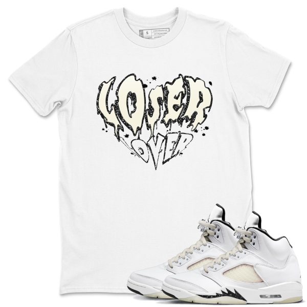 Melting Loser Lover - Sneaker Tees Shirts To Match Jordans 5s Sail Jezsport.com