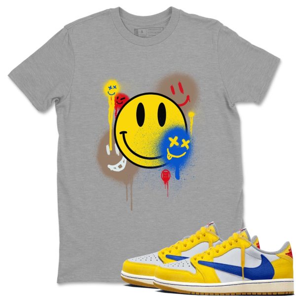 Smile Painting Unisex Tee - Shirts To Match Jordans 1s Canary Jezsport.com