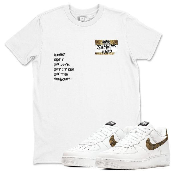 Sneakerhead Badge Unisex Tee - Shirts To Match Jordans AF1 Ivory Snake Skin Jezsport.com