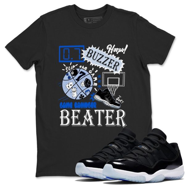 Game Changer Unisex Cotton T-Shirt - Shirts To Match Jordans 11s Black and Varsity Royal Jezsport.com