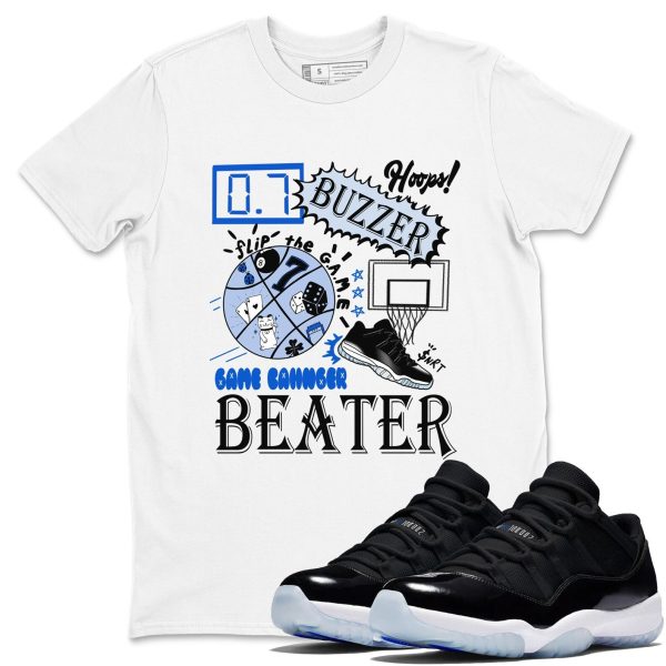 Game Changer Unisex Cotton T-Shirt - Shirts To Match Jordans 11s Black and Varsity Royal Jezsport.com