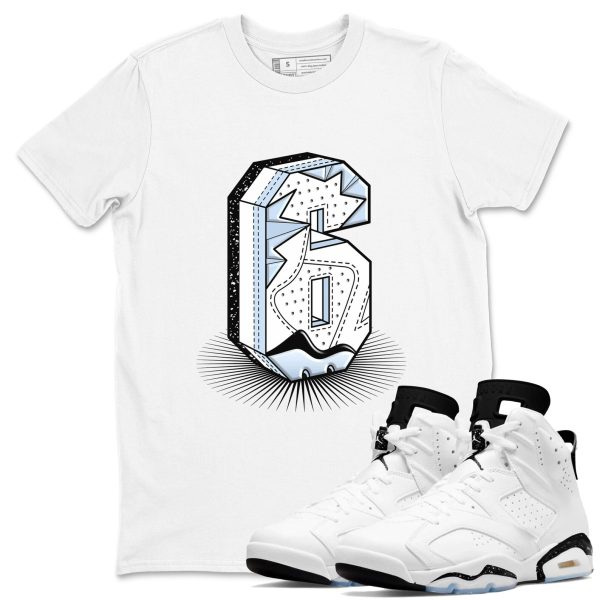 Number Statue Unisex Crew Neck Sneaker Matching Tee Shirts To Match 6s Reverse Cookies Jezsport.com