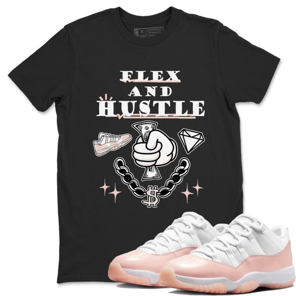 Flex And Hustle Unisex Sneaker T-Shirt - Shirts To Match Jordans AJ11 Legend Pink Jezsport.com