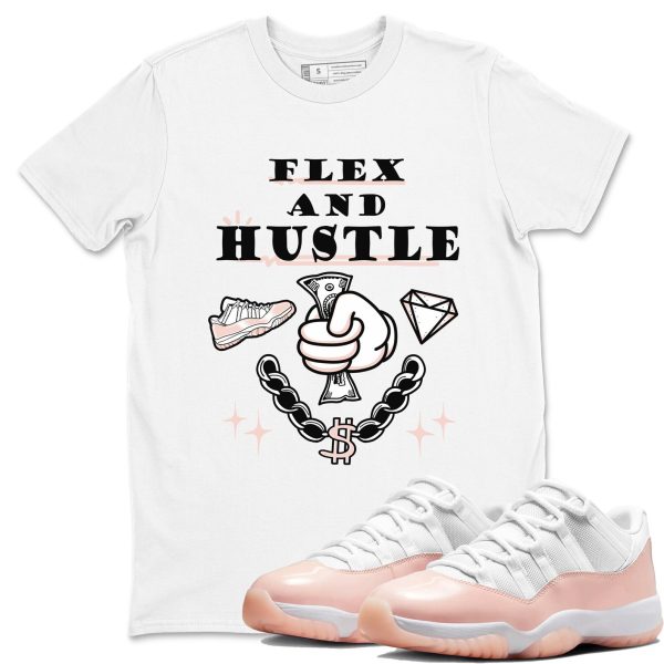 Flex And Hustle Unisex Sneaker T-Shirt - Shirts To Match Jordans AJ11 Legend Pink Jezsport.com