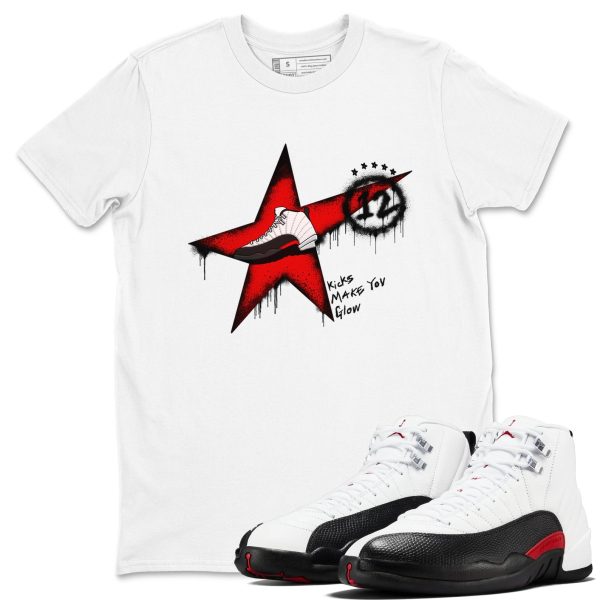 Kicks Make You Glow Unisex Sneaker T-Shirt - Shirts To Match Jordans AJ12 Taxi Flip Jezsport.com