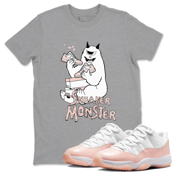 Sneaker Monster Unisex Sneaker T-Shirt - Shirts To Match Jordans AJ11 Legend Pink Jezsport.com