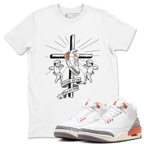 Kicks Give Pleasures - Sneaker Tees Shirts To Match Jordans 3s Georgia Peach Jezsport.com