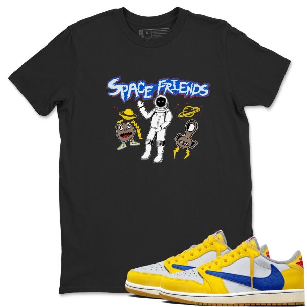 Space Friends - Sneaker Tees Shirts To Match Jordans 1s Canary Jezsport.com