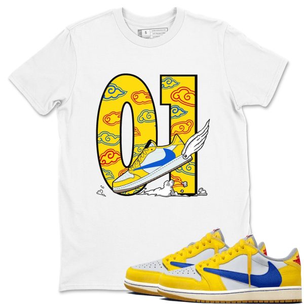 Fly To The Clouds - Sneaker Tees Shirts To Match Jordans 1s Travis Canary Jezsport.com