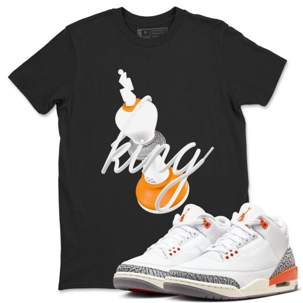 3D King - Sneaker Tees Shirts To Match Jordans 3s Georgia Peach Jezsport.com