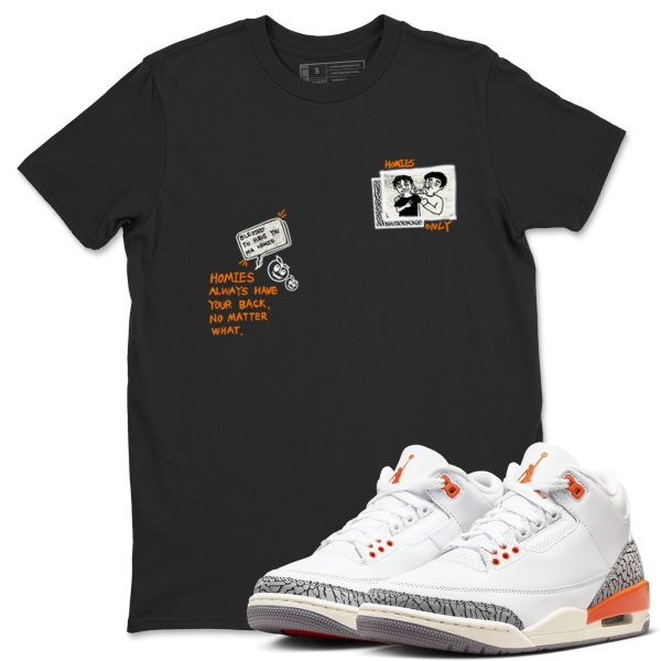 Homies Only - Sneaker Tees Shirts To Match Jordans 3s Georgia Peach Jezsport.com