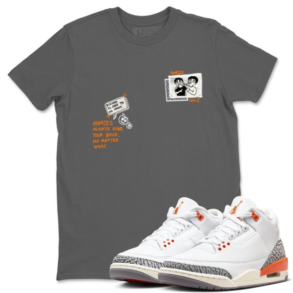 Homies Only - Sneaker Tees Shirts To Match Jordans 3s Georgia Peach Jezsport.com