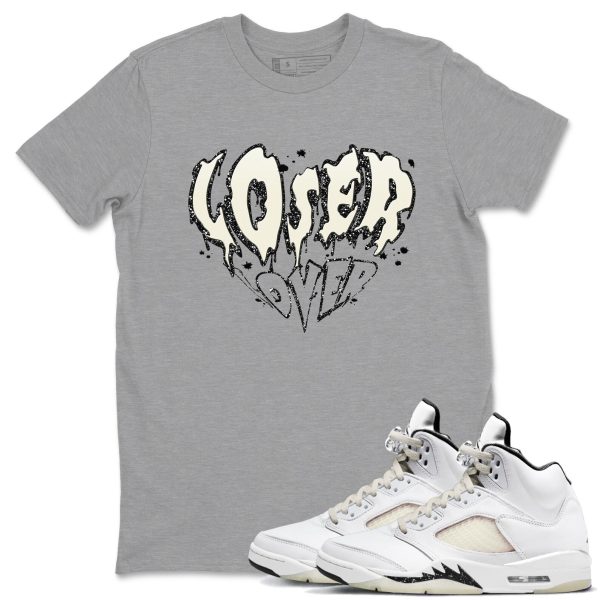 Melting Loser Lover - Sneaker Tees Shirts To Match Jordans 5s Sail Jezsport.com