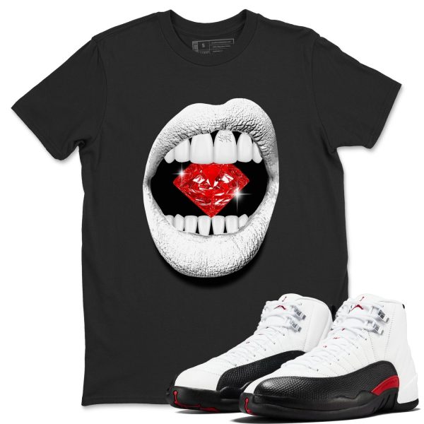 Lips Diamond Unisex Tee - Shirts To Match Jordans 12s Taxi Flip Jezsport.com