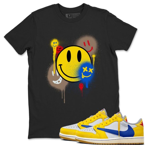 Smile Painting Unisex Tee - Shirts To Match Jordans 1s Canary Jezsport.com