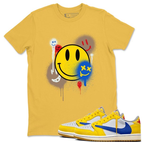 Smile Painting Unisex Tee - Shirts To Match Jordans 1s Travis Canary Jezsport.com