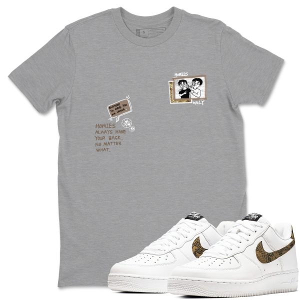 Homies Only Unisex Tee - Shirts To Match Jordans AF1 Ivory Snake Skin Jezsport.com