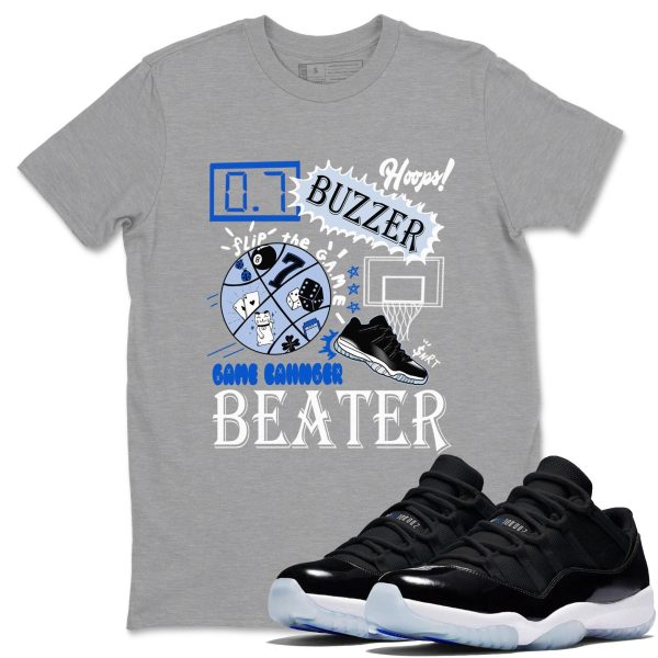 Game Changer Unisex Cotton T-Shirt - Shirts To Match Jordans 11s Black and Varsity Royal Jezsport.com