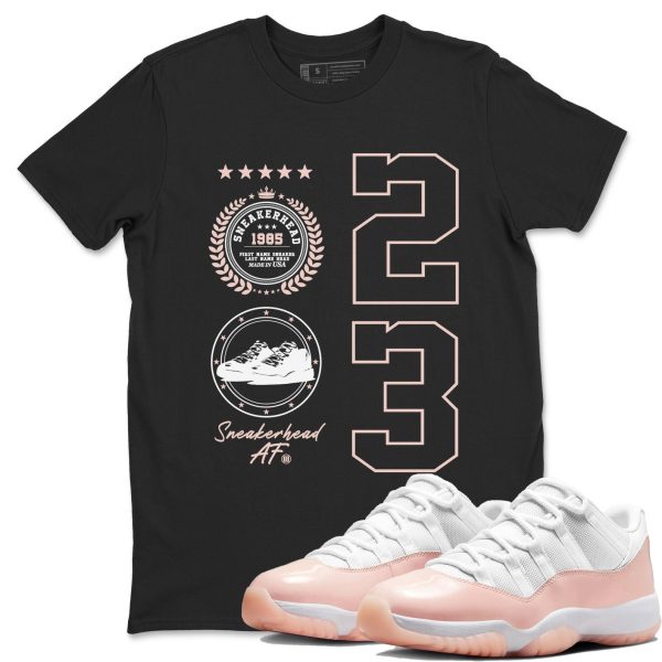 Sneaker Emblem Unisex Cotton T-Shirt - Shirts To Match Jordans 11s Legend Pink Jezsport.com