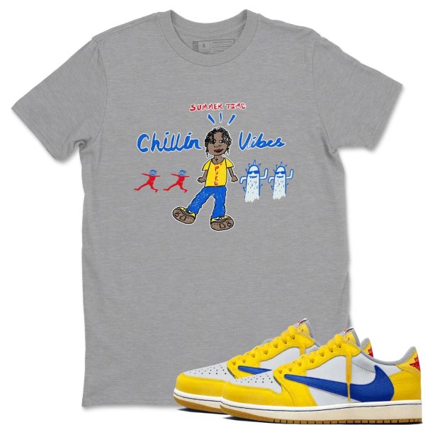 Chillin Vibes Unisex Cotton T-Shirt - Shirts To Match Jordans 1s Travis Canary Jezsport.com