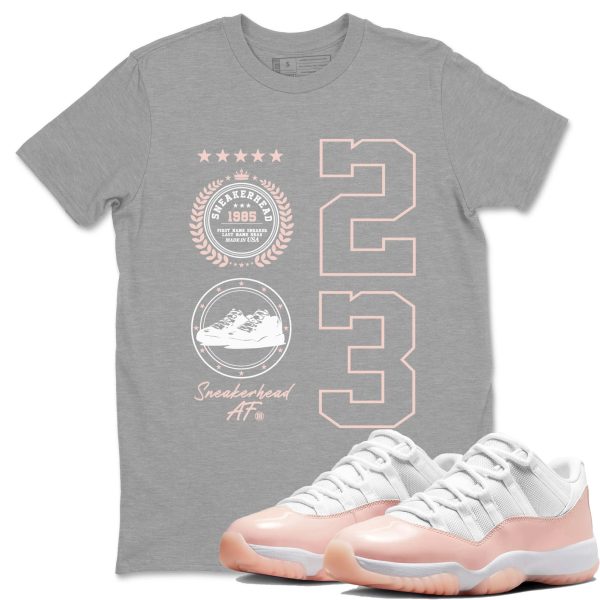 Sneaker Emblem Unisex Cotton T-Shirt - Shirts To Match Jordans 11s Legend Pink Jezsport.com