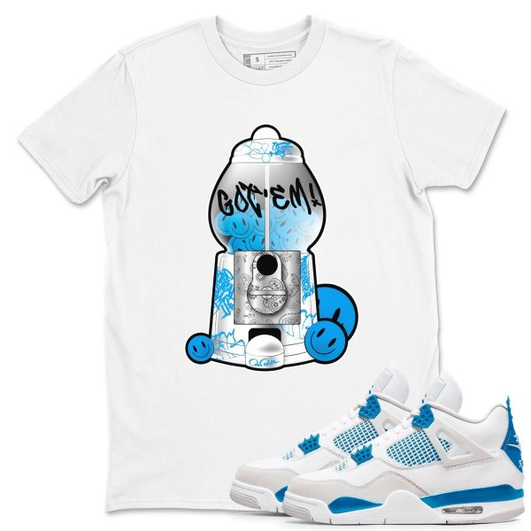 Gumball Machine Unisex Cotton T-Shirt - Shirts To Match Jordans 4s Military Blue Jezsport.com