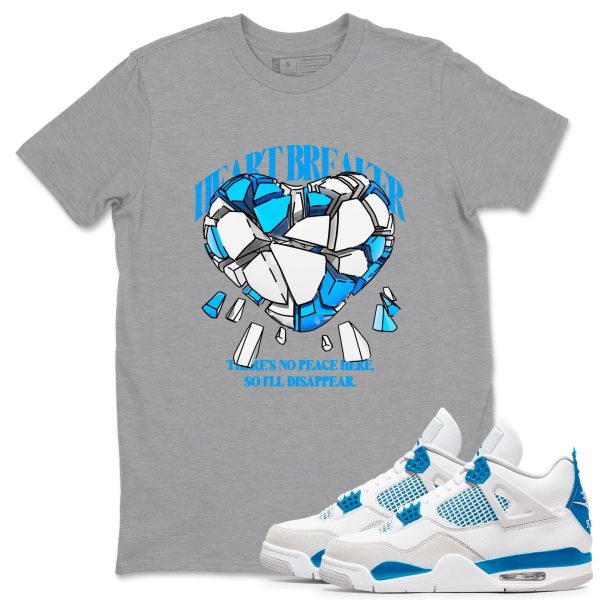 Heart Breaker Unisex Cotton T-Shirt - Shirts To Match Jordans 4s Military Blue Jezsport.com