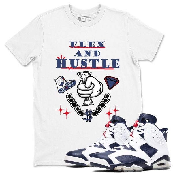 Flex And Hustle Unisex Sneaker T-Shirt - Shirts To Match Jordans 2 Jezsport.com