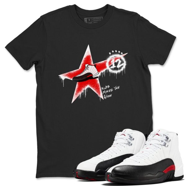 Kicks Make You Glow Unisex Sneaker T-Shirt - Shirts To Match Jordans AJ12 Taxi Flip Jezsport.com