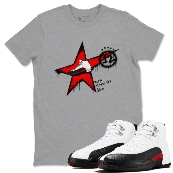 Kicks Make You Glow Unisex Sneaker T-Shirt - Shirts To Match Jordans AJ12 Taxi Flip Jezsport.com