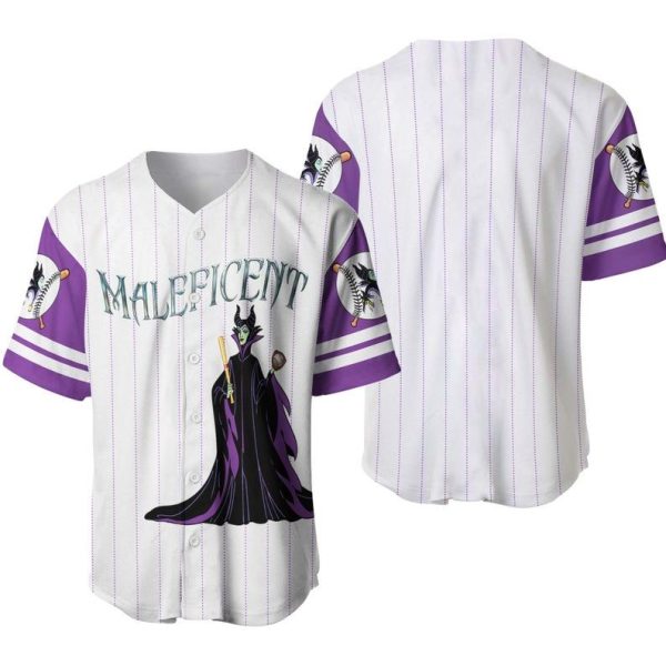 Maleficent Disney Baseball Jersey, Disney Characters 222 Gift For Lover Jersey For Men and Women Jezsport.com