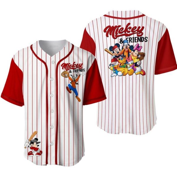 Mickey Minnie And Friends Disney Baseball For Men and Women Jezsport.com