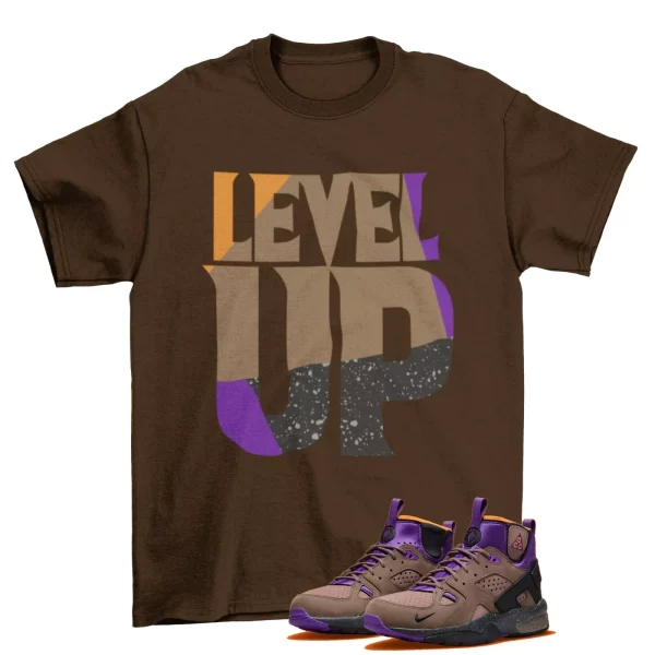 Level Up Shirt to Match ACG Air Mowabb Trails End Brown DC9554-201 / Brown Jezsport.com