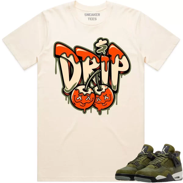 Jordan 4 Craft Olive 4s Shirt to Match - CELADON MONEY DRIP Jezsport.com