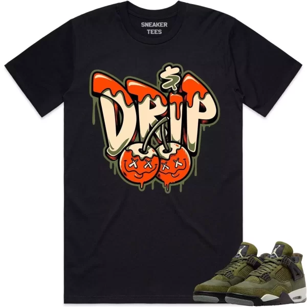 Jordan 4 Craft Olive 4s Shirt to Match - CELADON MONEY DRIP Jezsport.com