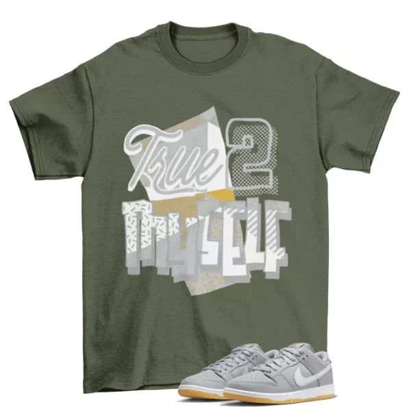 Stay True Shirt to Match SB Dunk Low Wolf Grey / DV5464-001 Jezsport.com