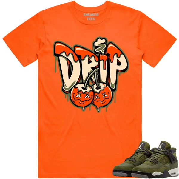 Jordan 4 Craft Olive 4s Shirt to Match - CELADON MONEY DRIP Jezsport.com