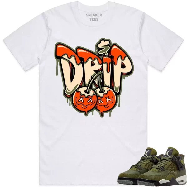 Jordan 4 Craft Olive 4s Shirt to Match - CELADON MONEY DRIP Jezsport.com