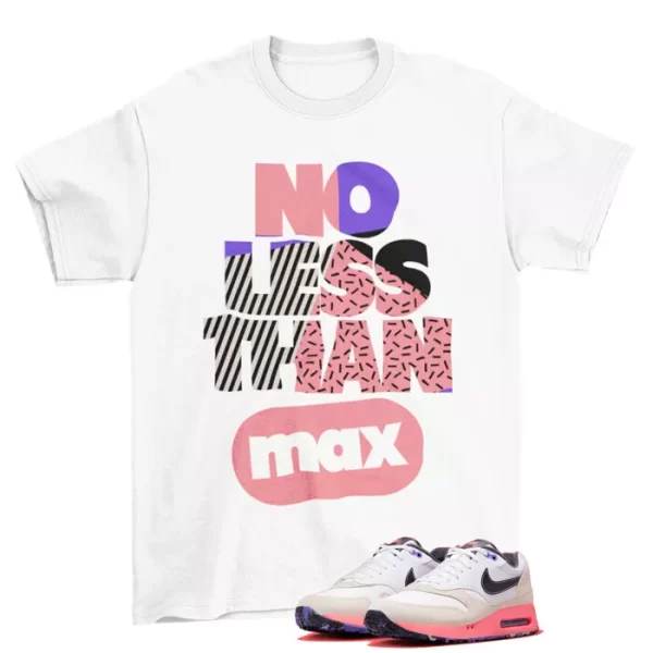 No Less Shirt White to Match Air Max 1 OG Golf Periwinkle DX8437-106 Jezsport.com