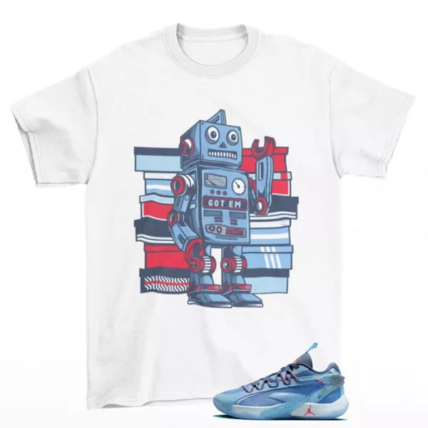 Sneaker Bot Shirt White to Match Jordan Luka 2 Lake Bled DX9013-400 Jezsport.com